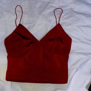 Size small/Red/love tree tank top